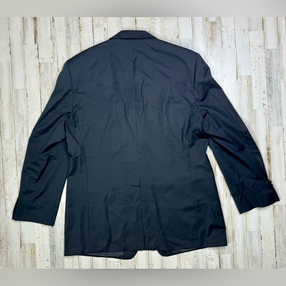 Ralph Ralph Lauren Blazer Jacket Men's 44L Black Classic Military Style Buttons - Picture 6 of 12